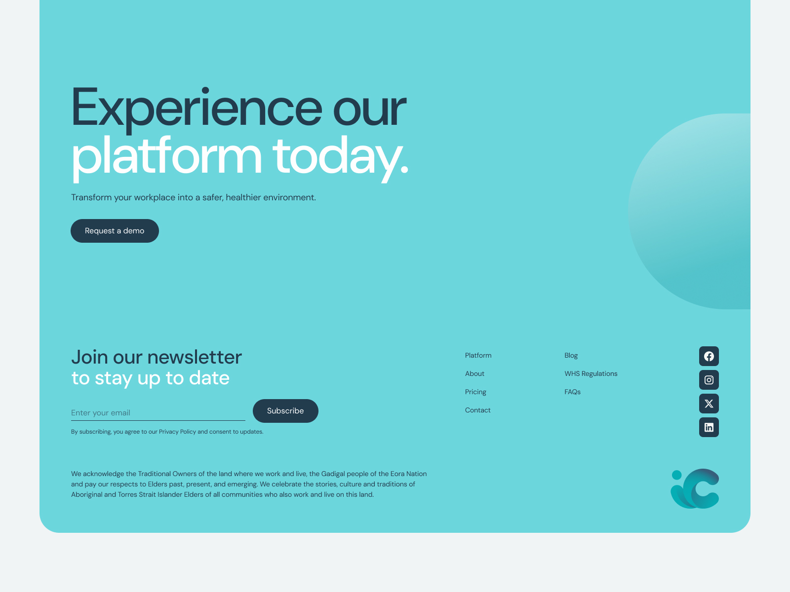 InCheq - Footer