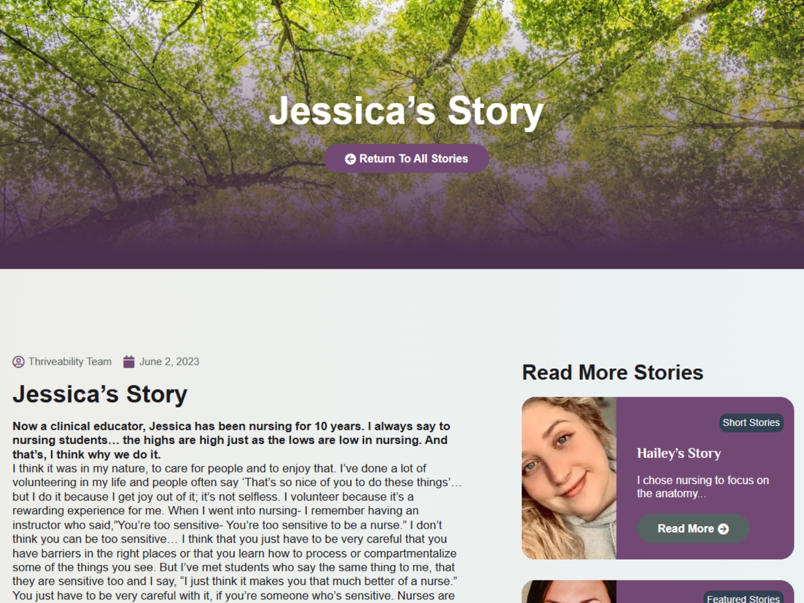 Nurse Stories