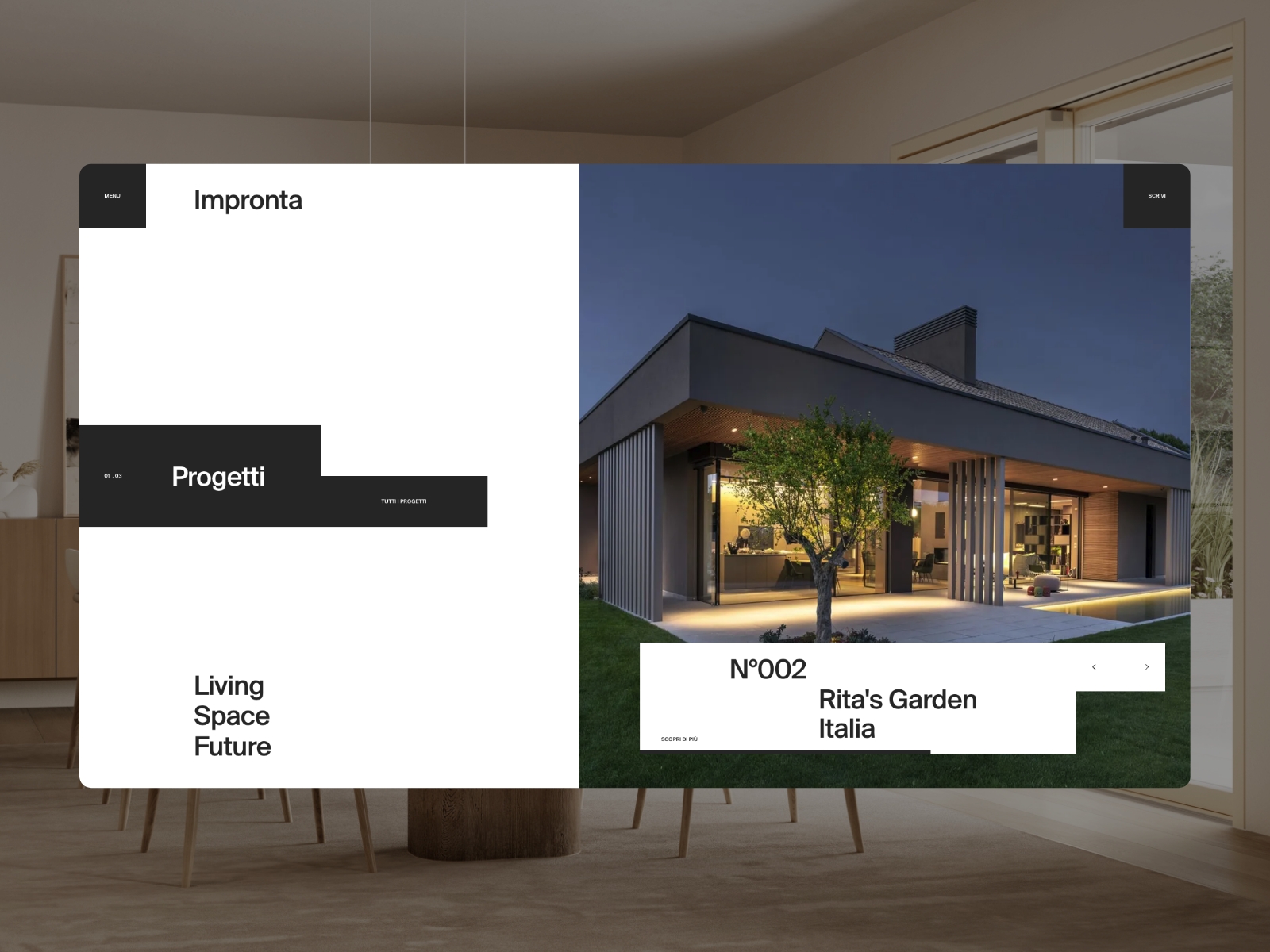 Impronta — Homepage