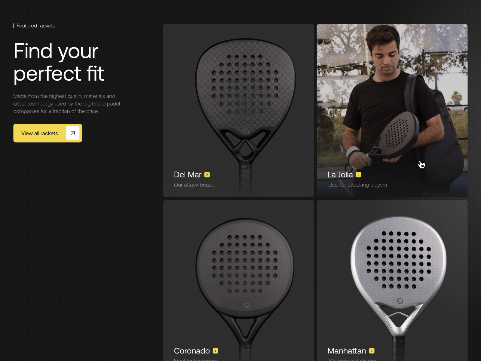 Collections page