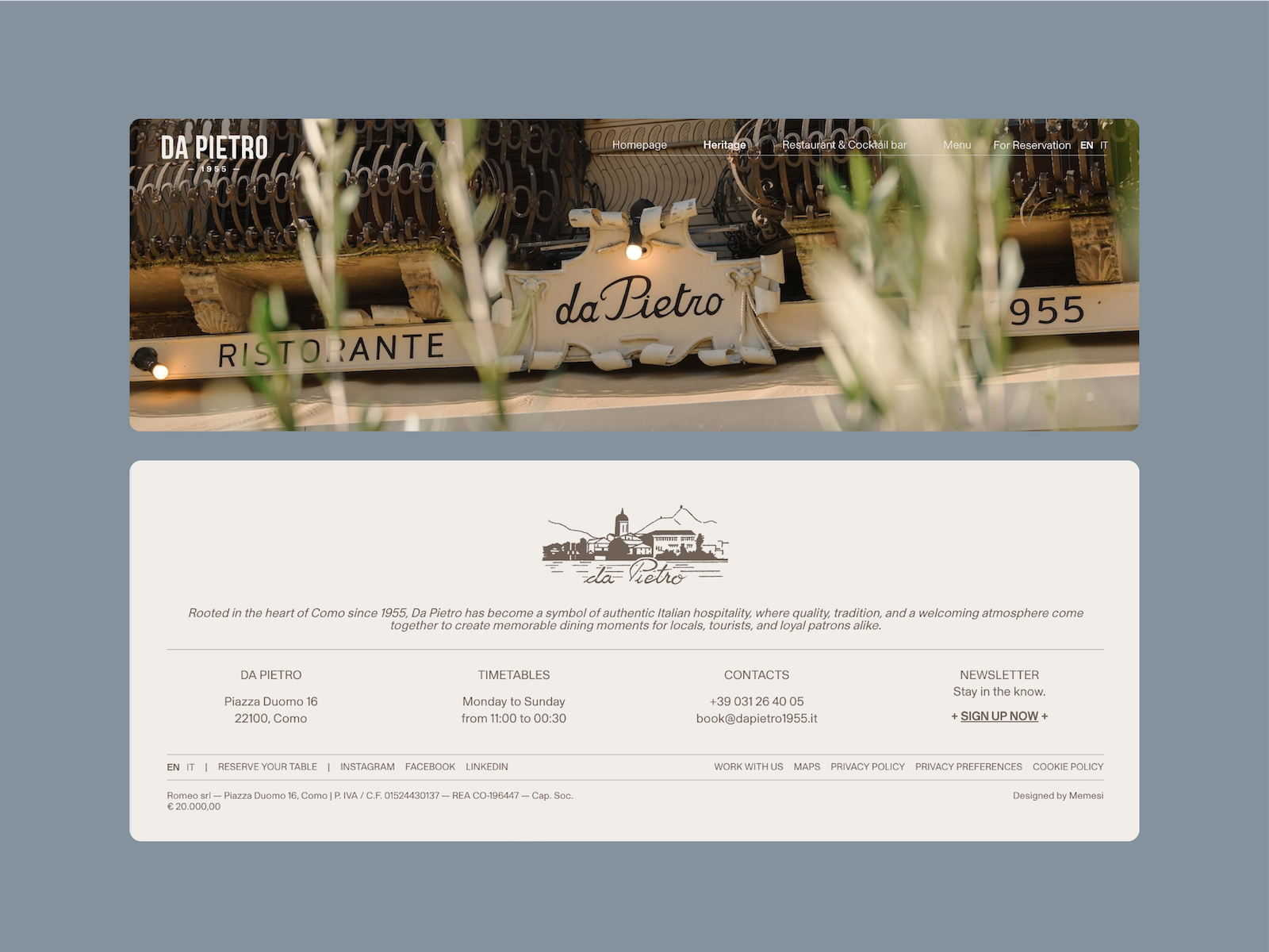 Header & Footer
