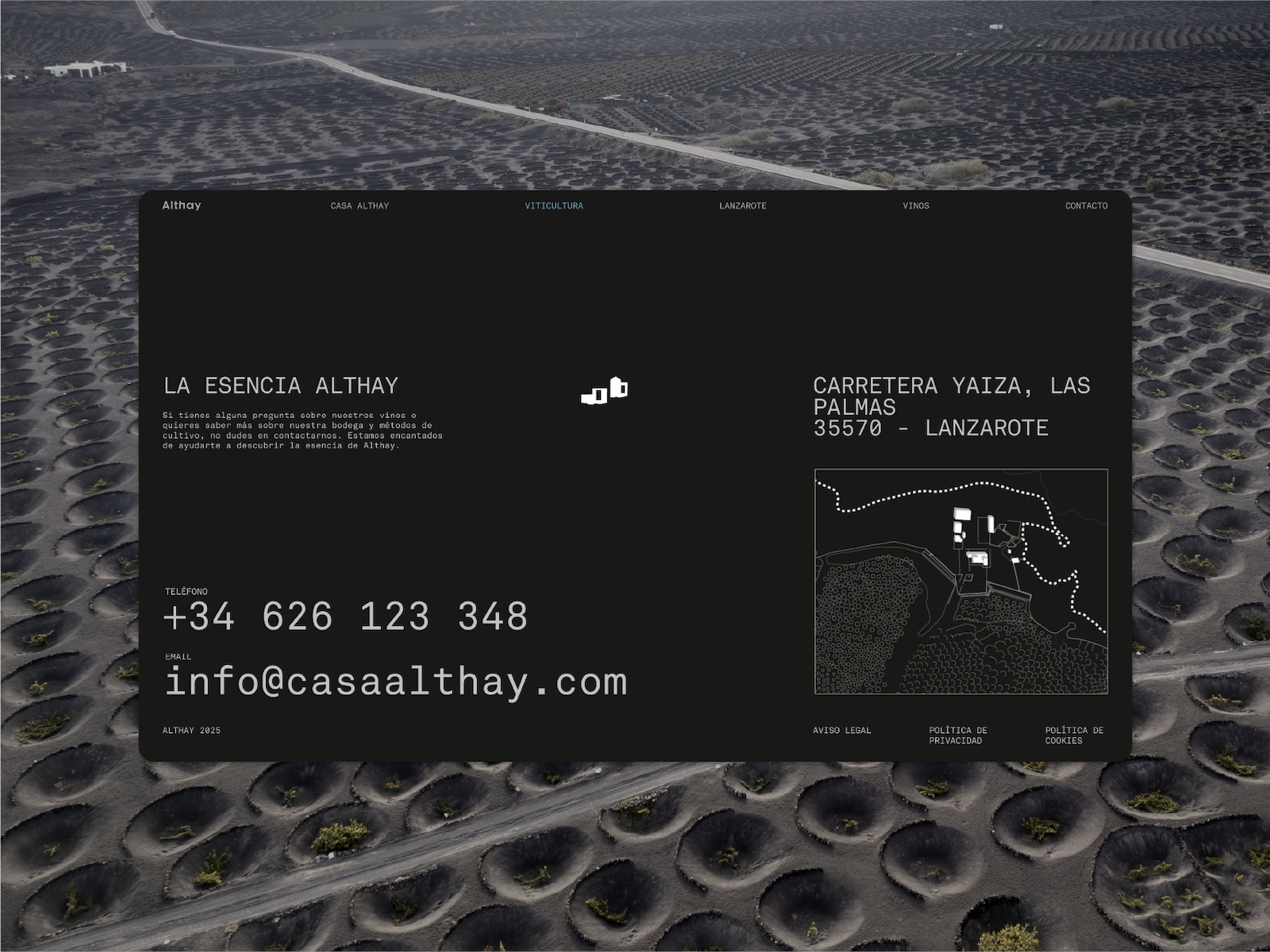 Footer Casa Althay