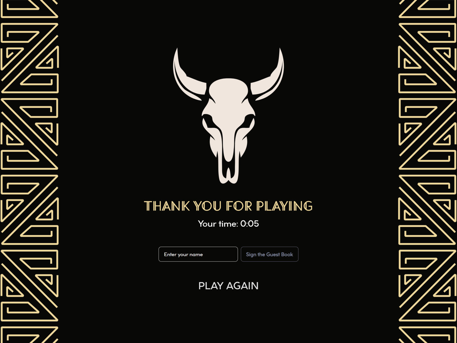 Start screen