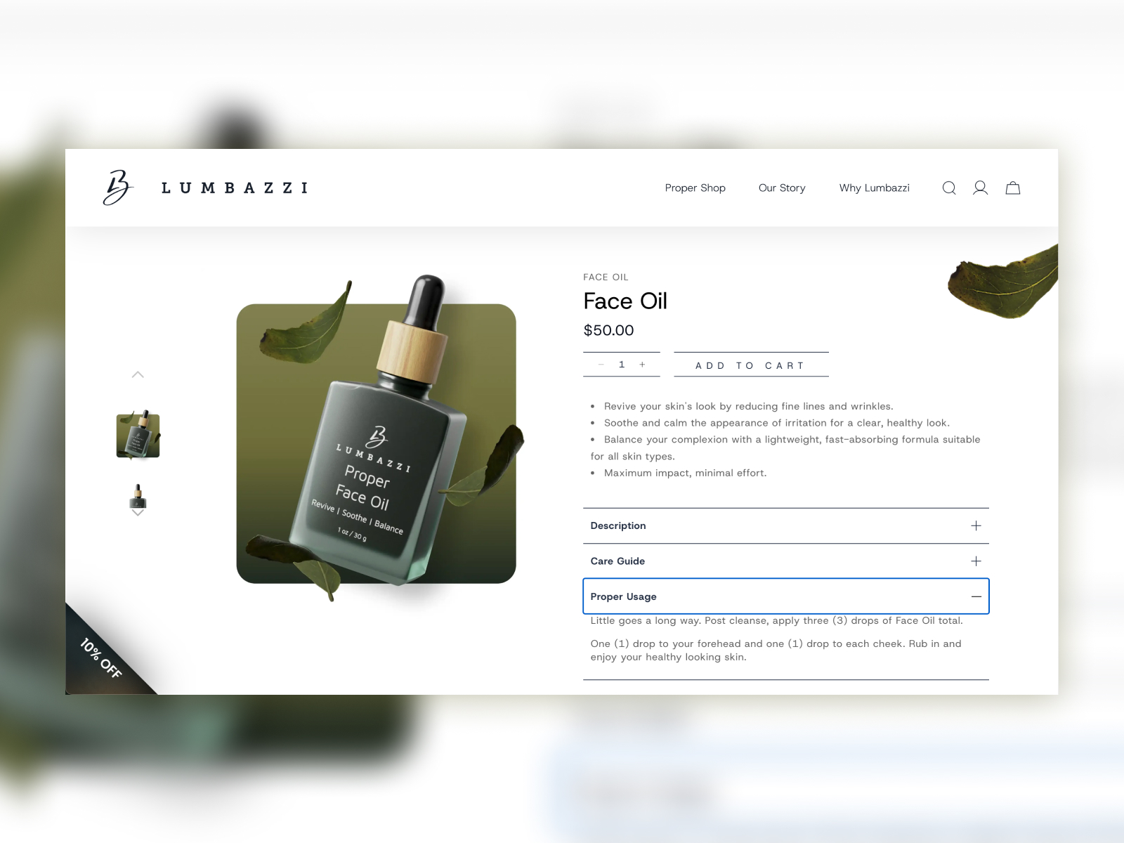 Product page