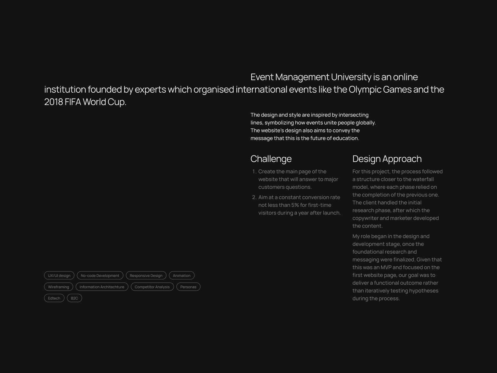 Project Page Layout