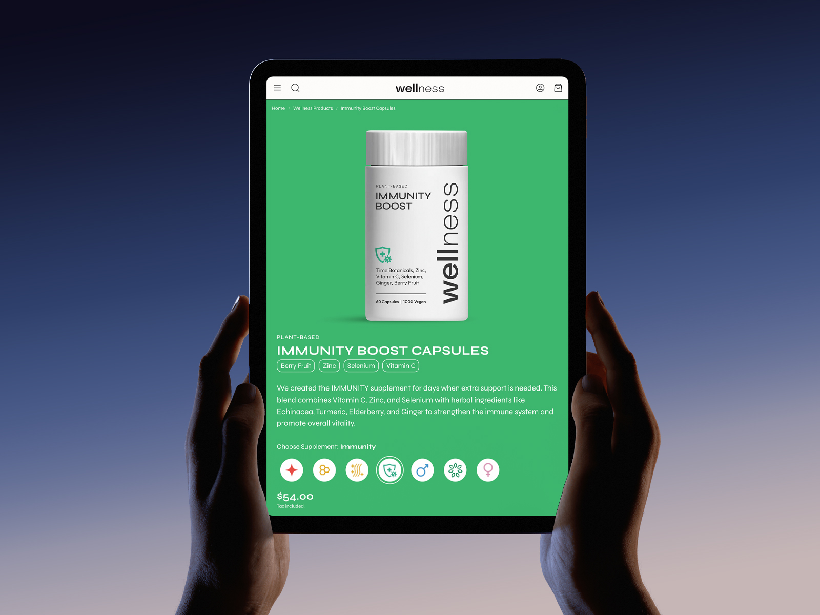 Product page