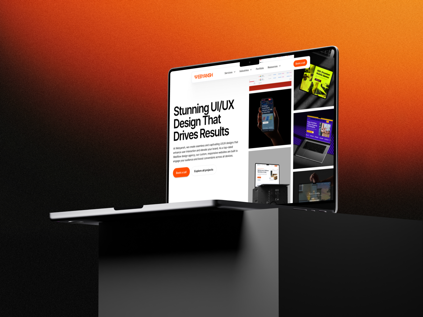 UI/UX Design Page Header