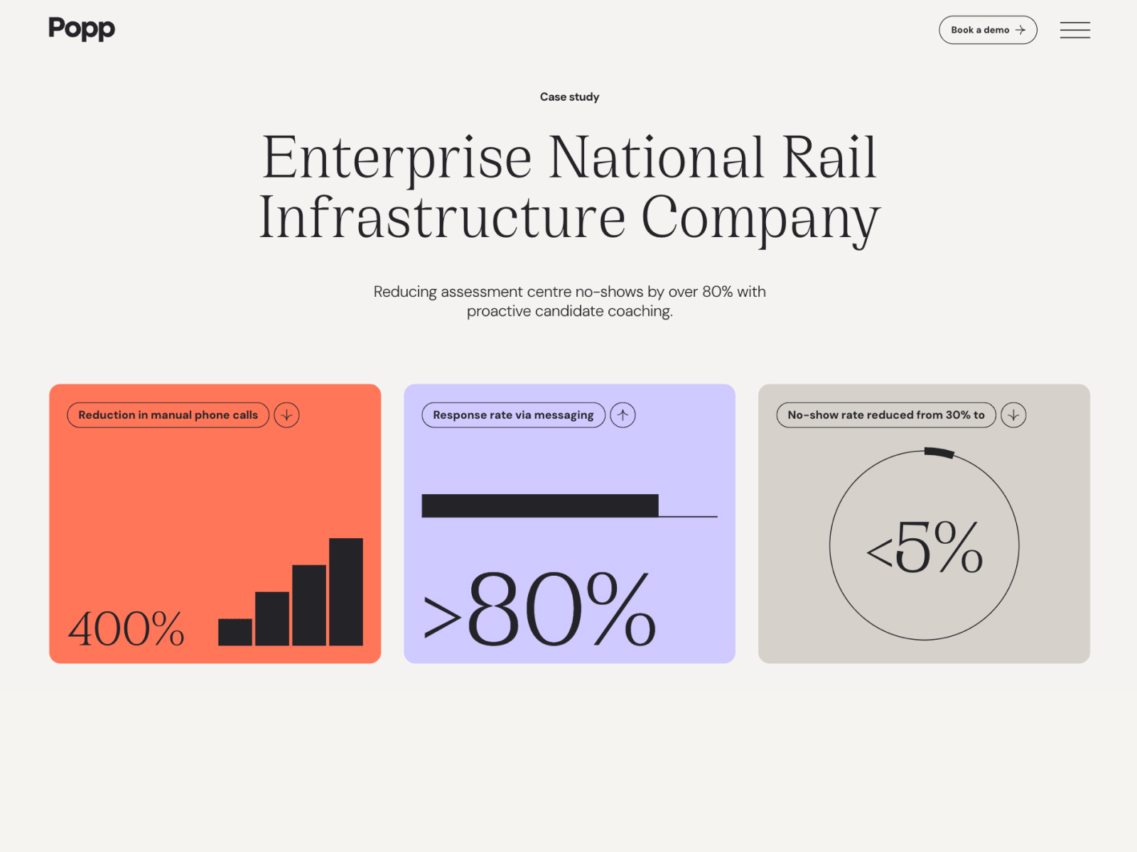 Modular infographic blocks