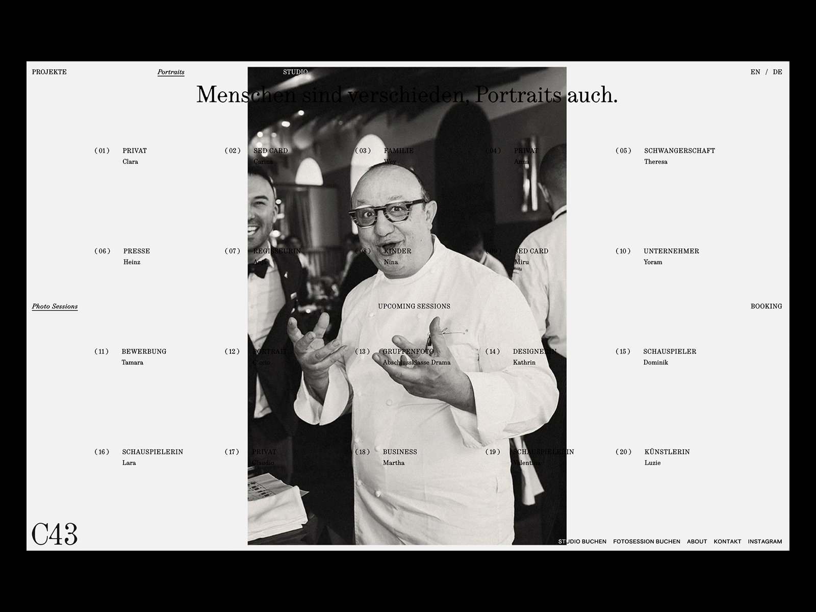 Portrait Teaser Grid
