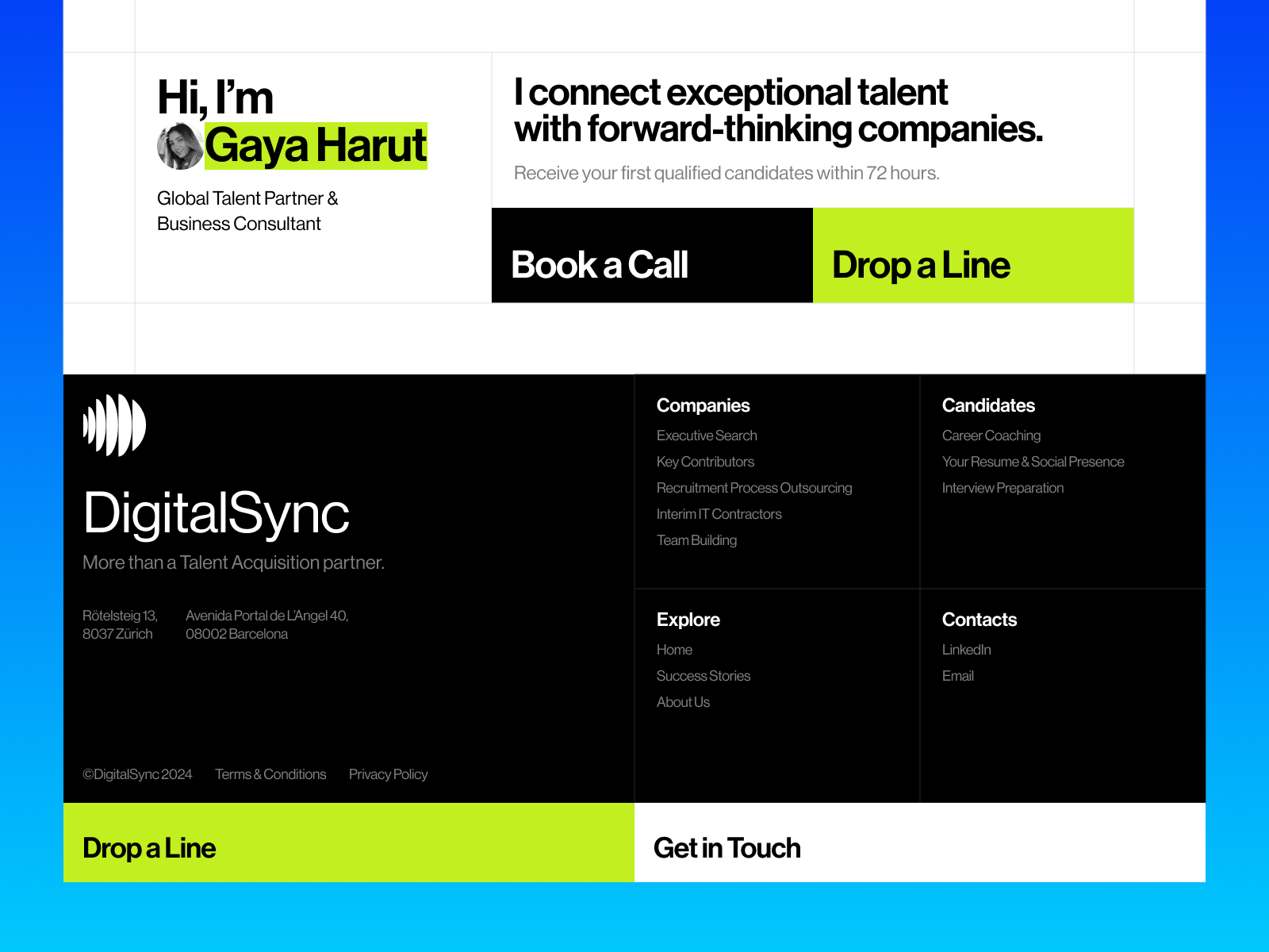 DigitalSync Footer