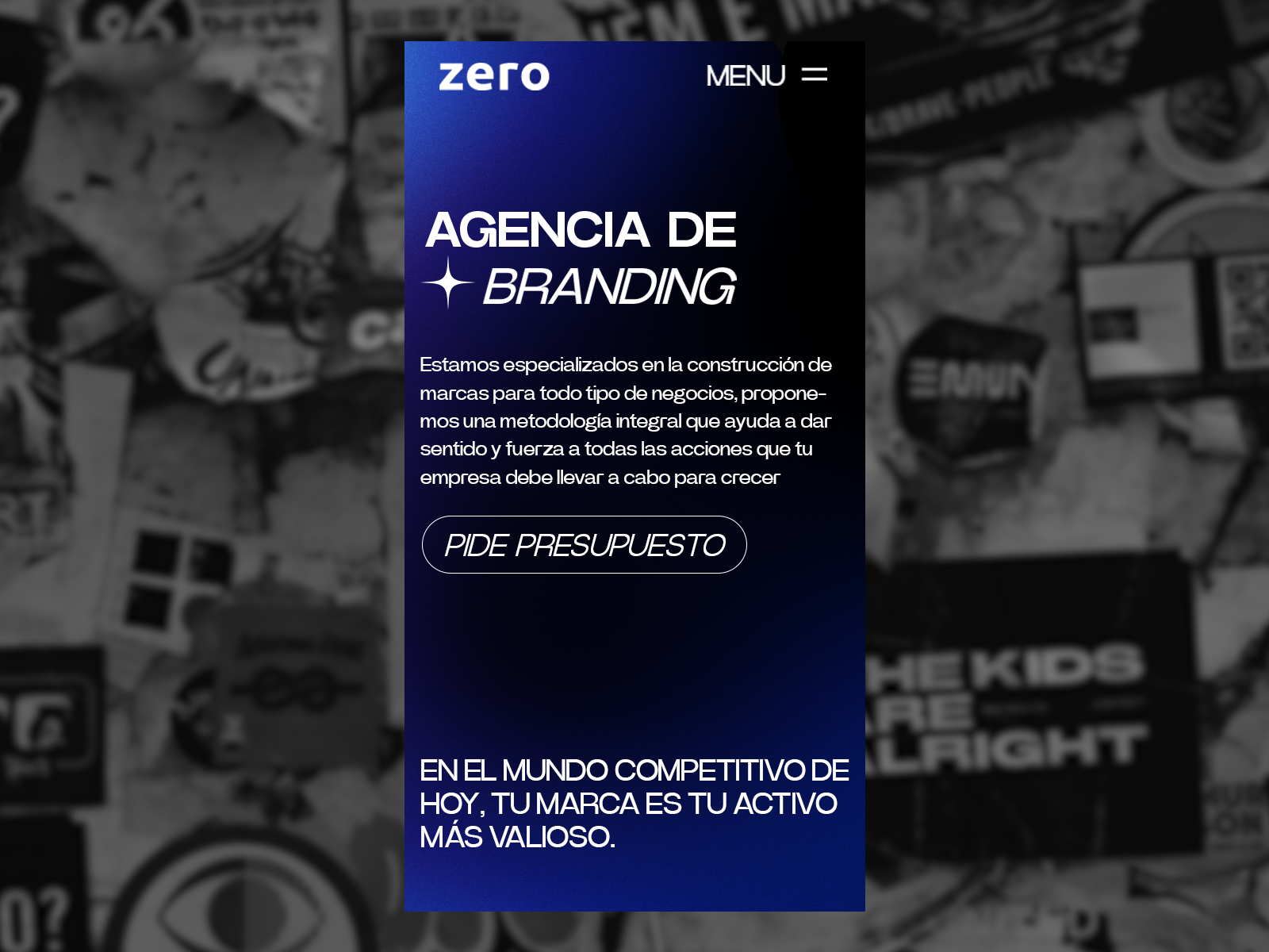 Mobile branding service