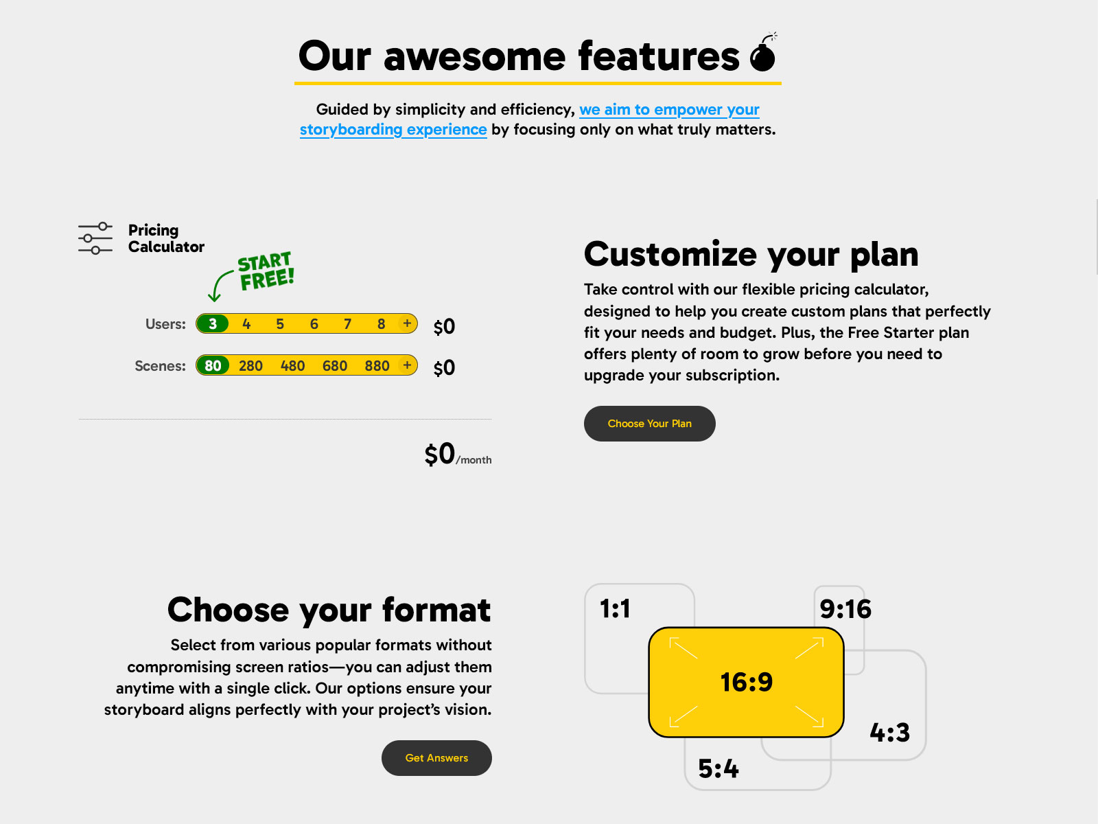 Features and Video