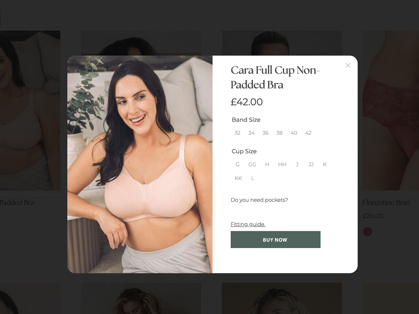 Quick Add Pop Up Modal