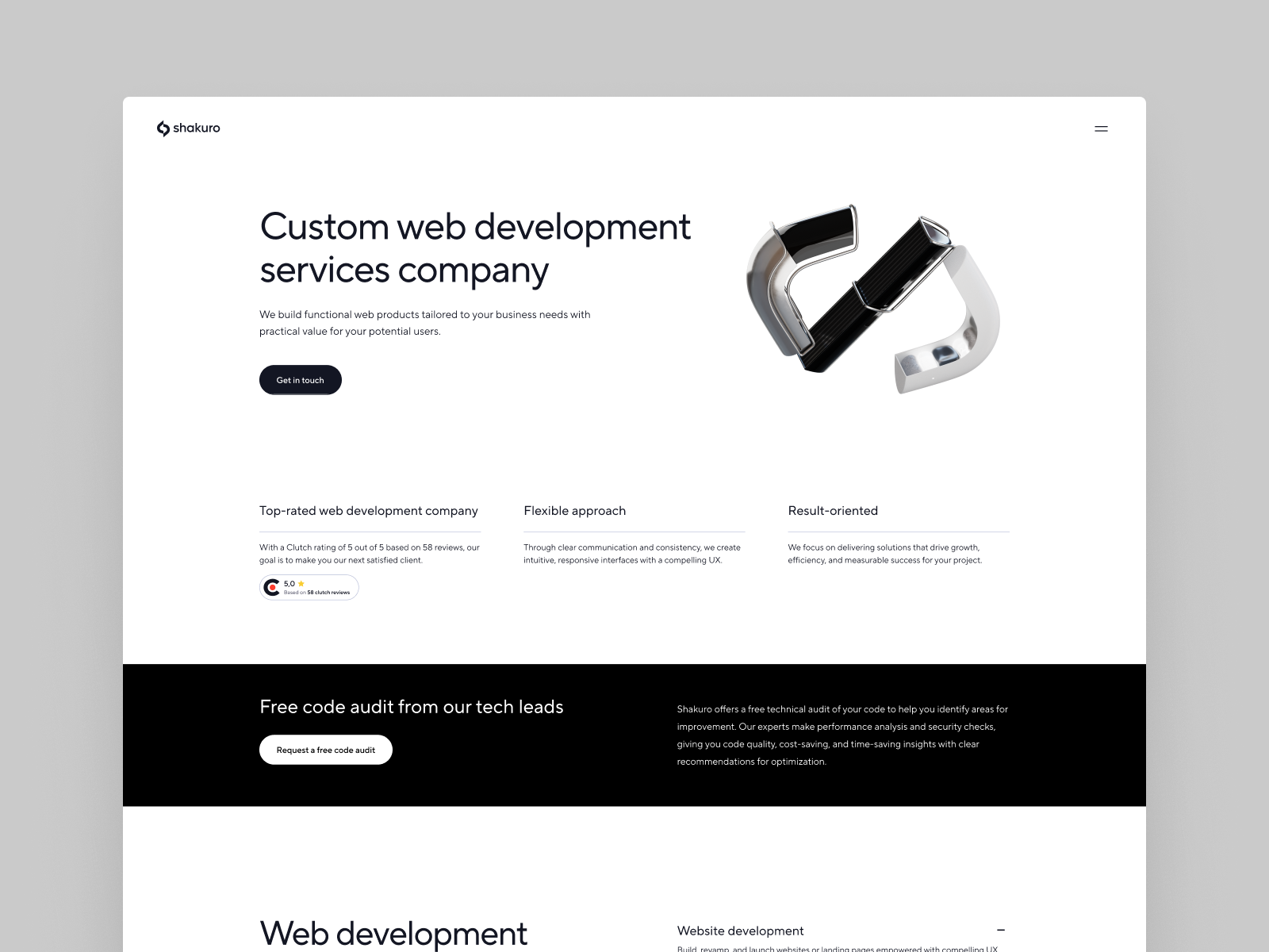 Services page