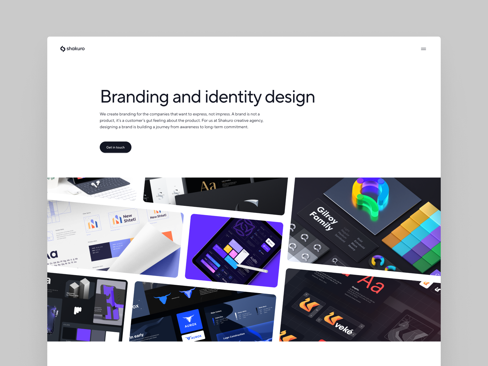 Services page