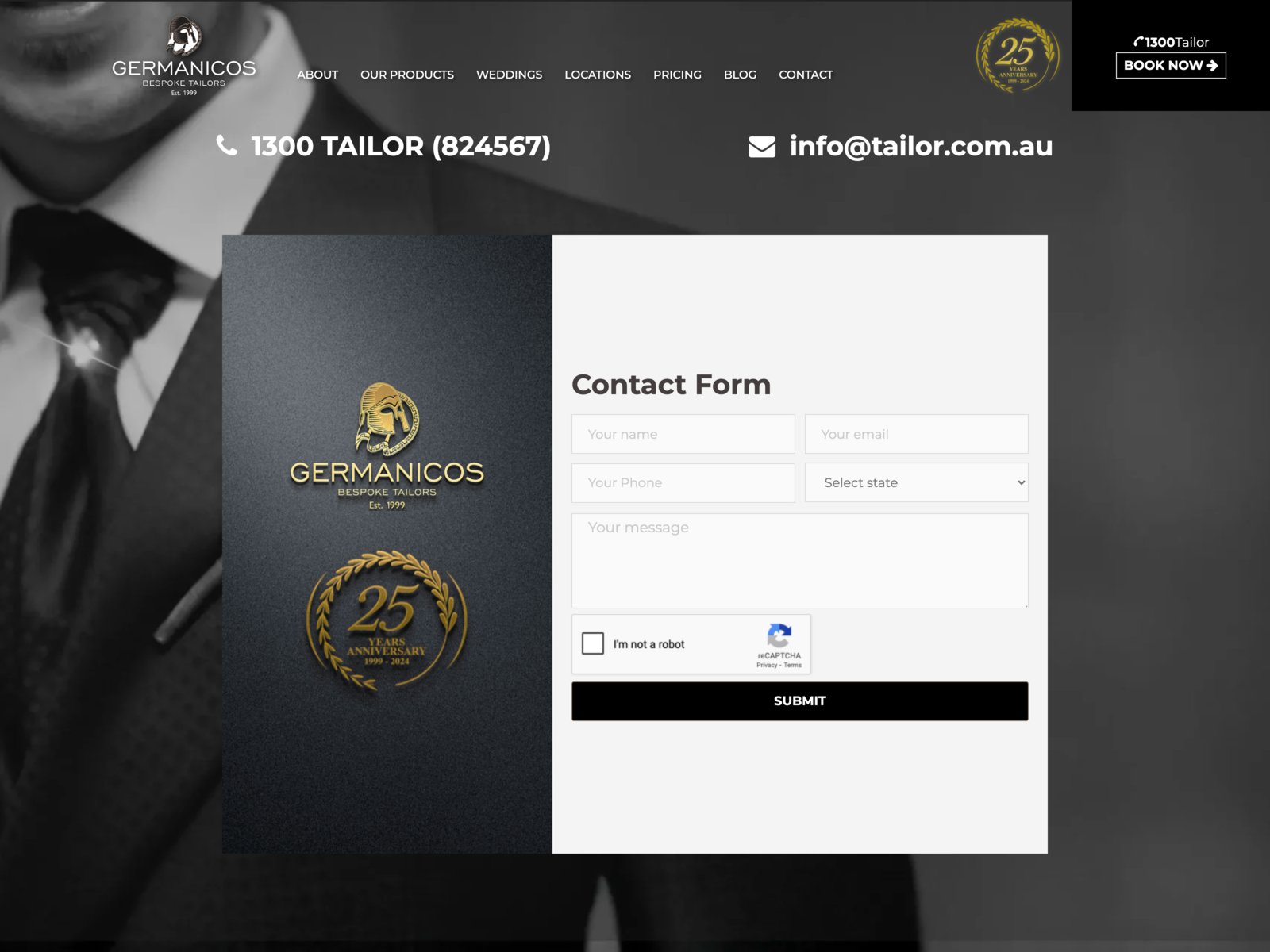 Germanicos Contact Page