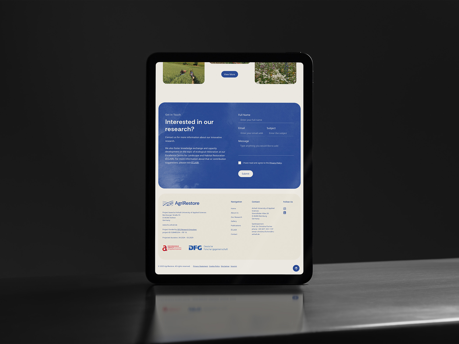 Contact form