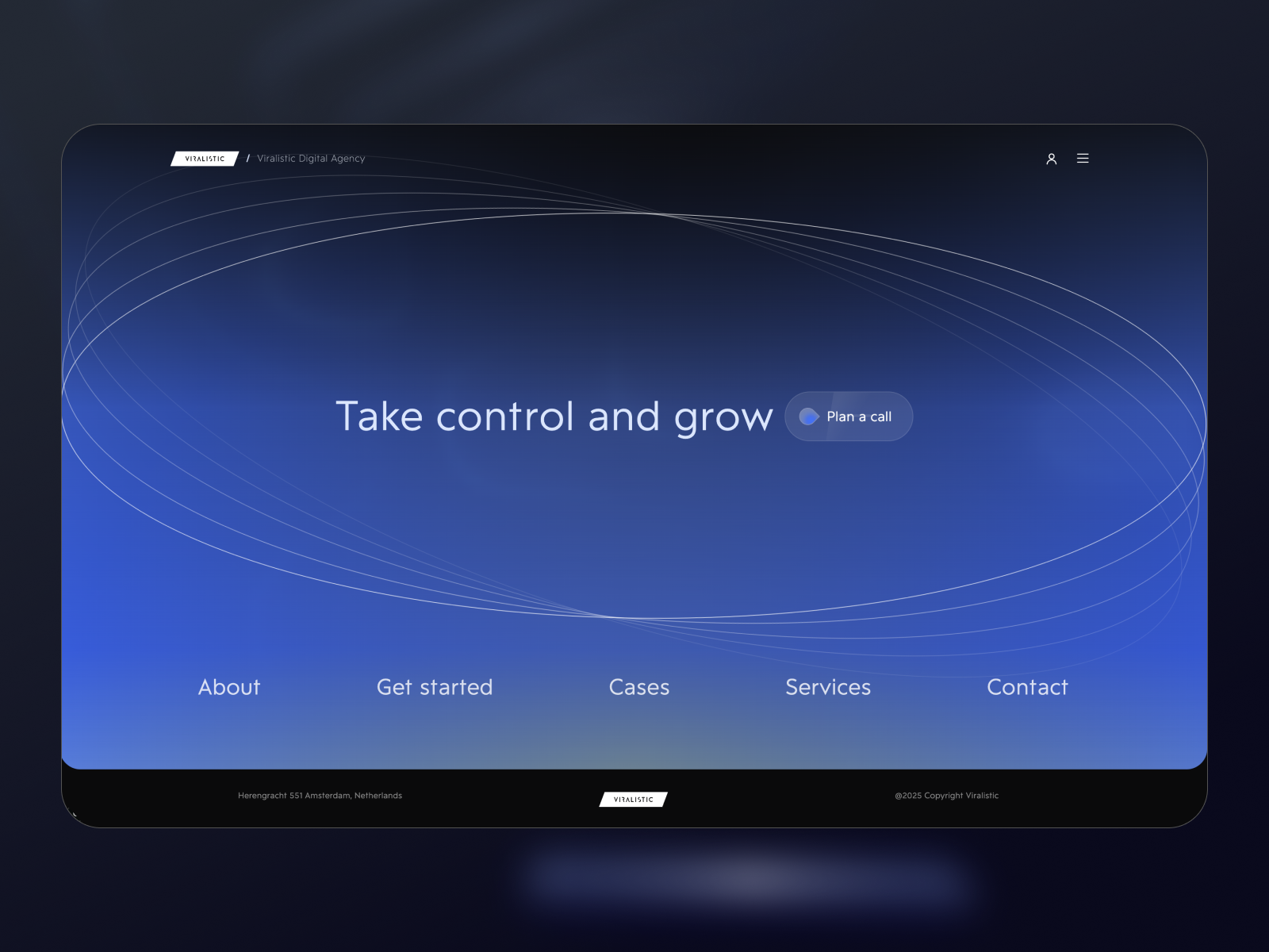 Viralistic site footer