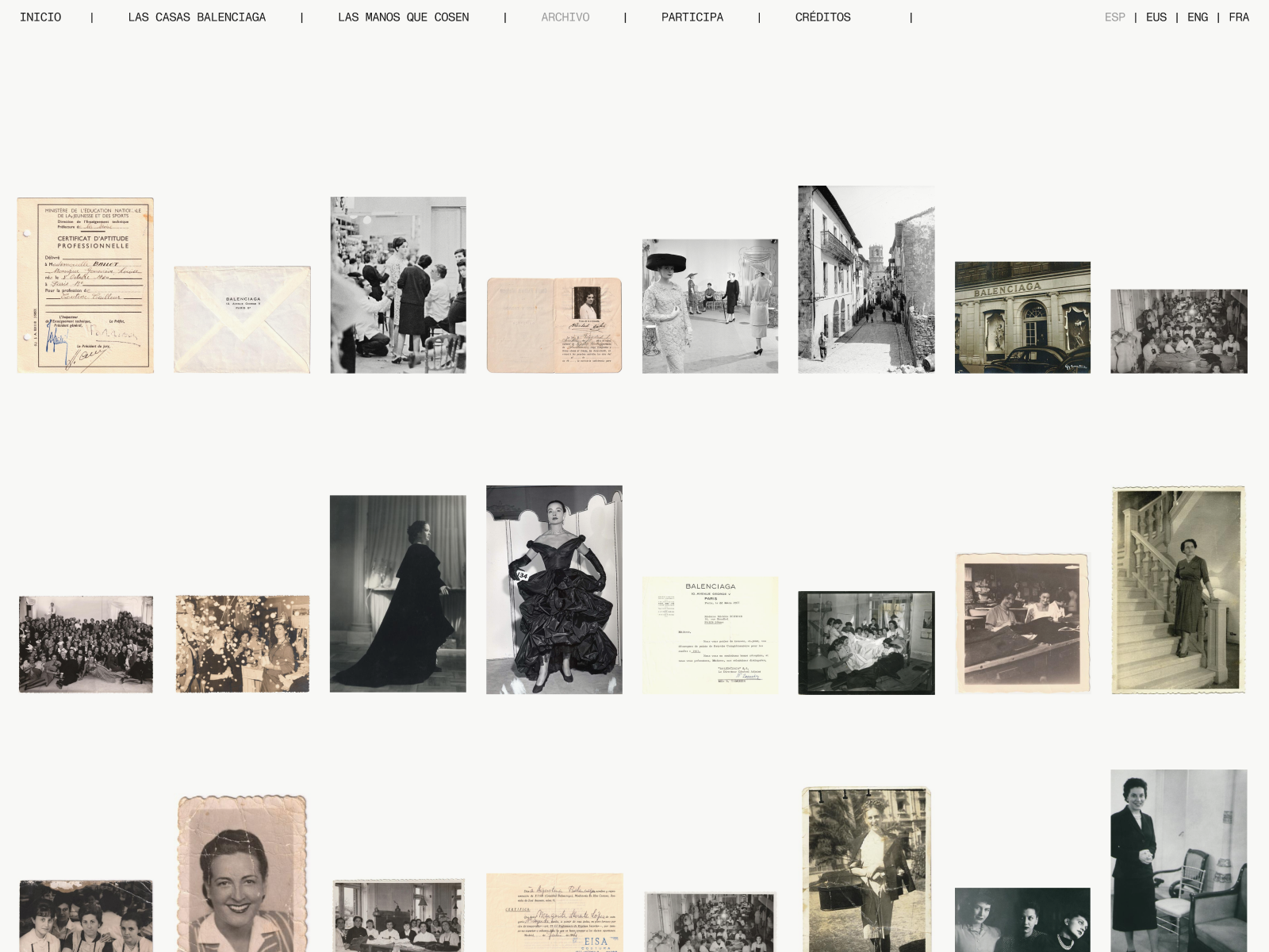layout Image gallery