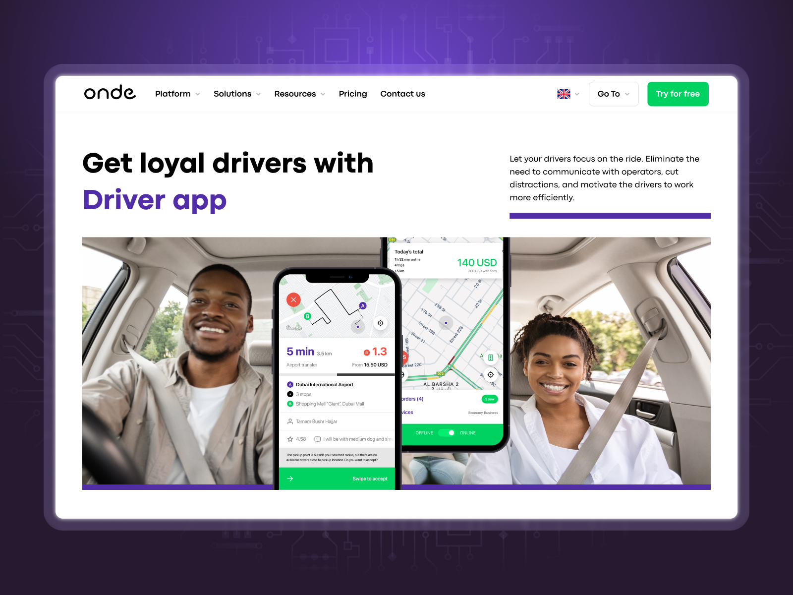 Solving ride-hailing challenges with Onde