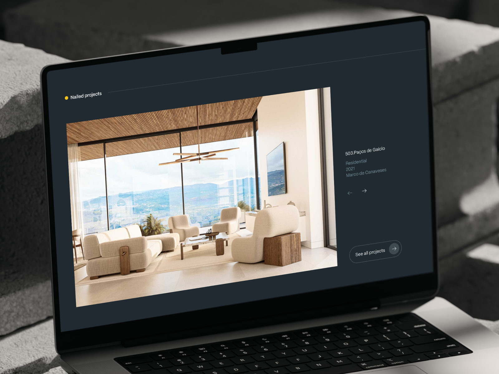 Portfolio slider