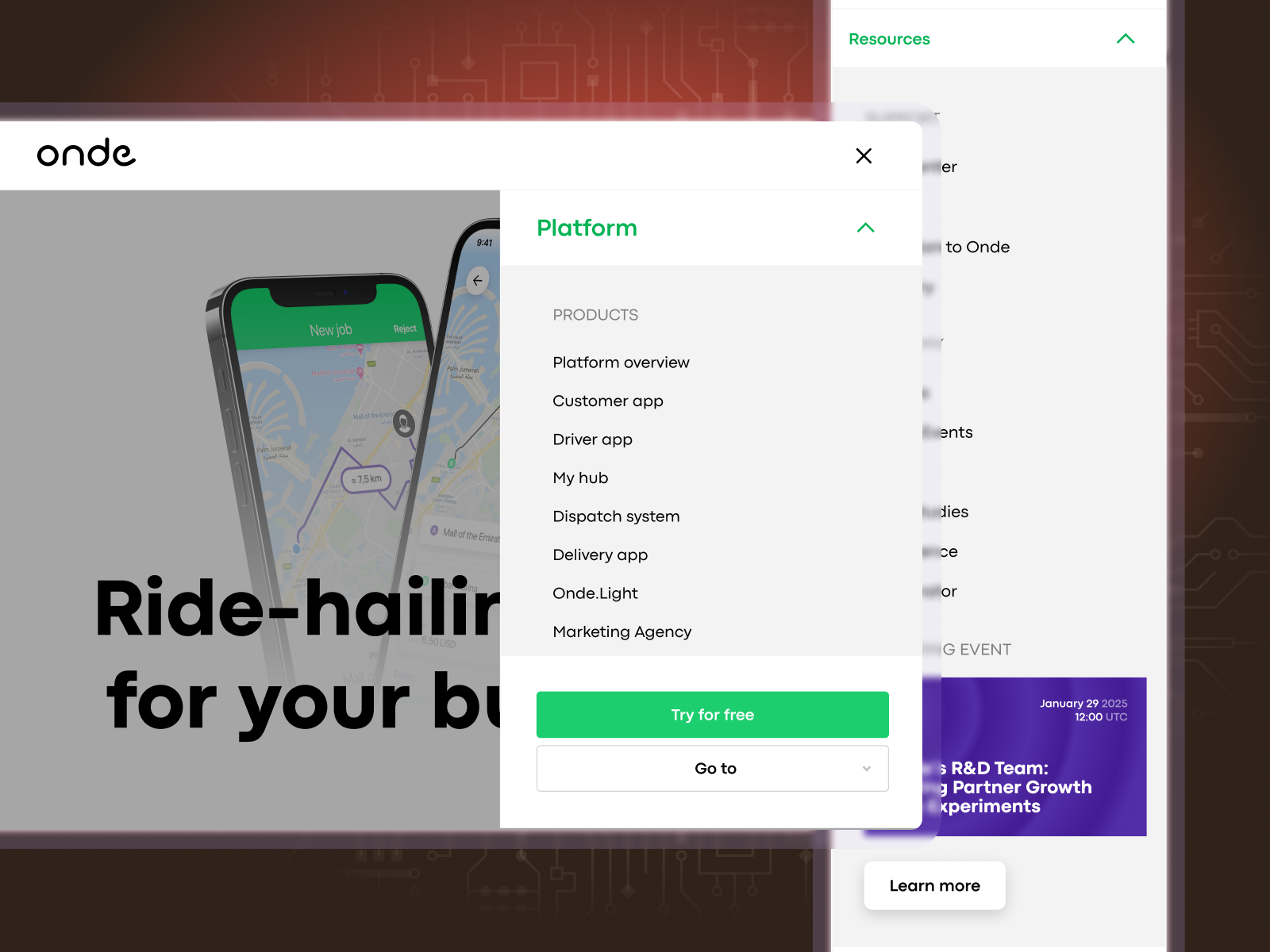 Responsive and user-friendly header with intuitive navigation and accessible layout across all devices.