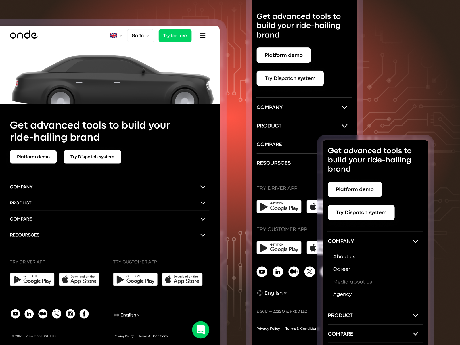 Responsive and user-friendly footer designed for easy navigation and seamless access to key site information across all devices