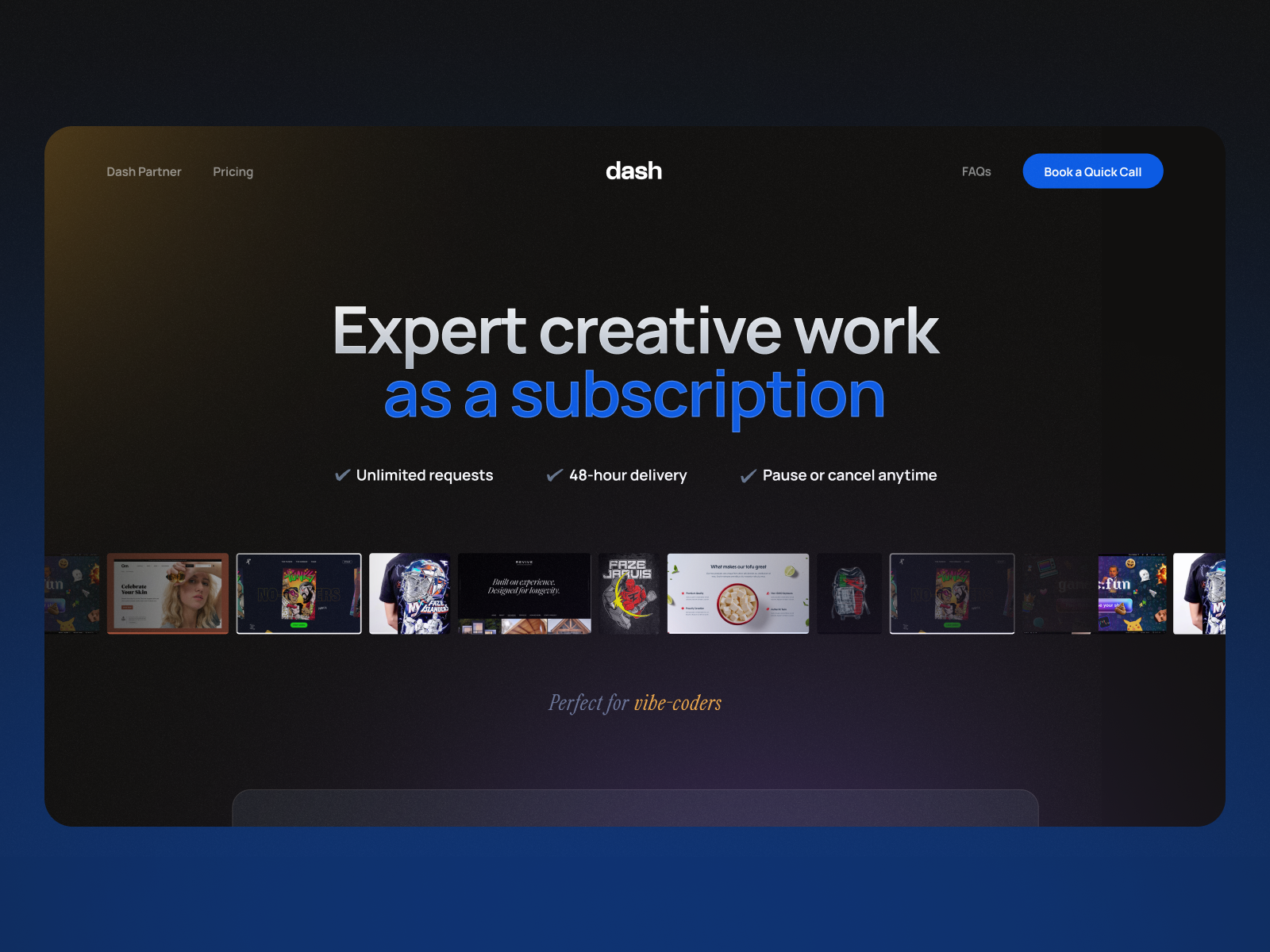 Dash Design Hero