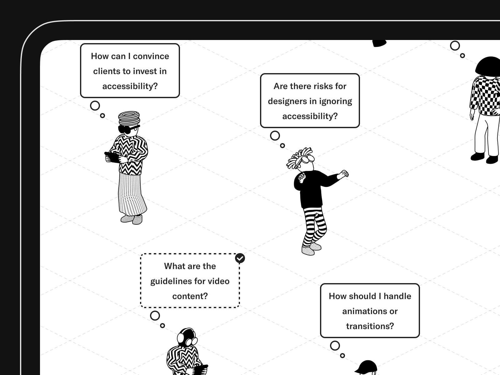Accessibility questions