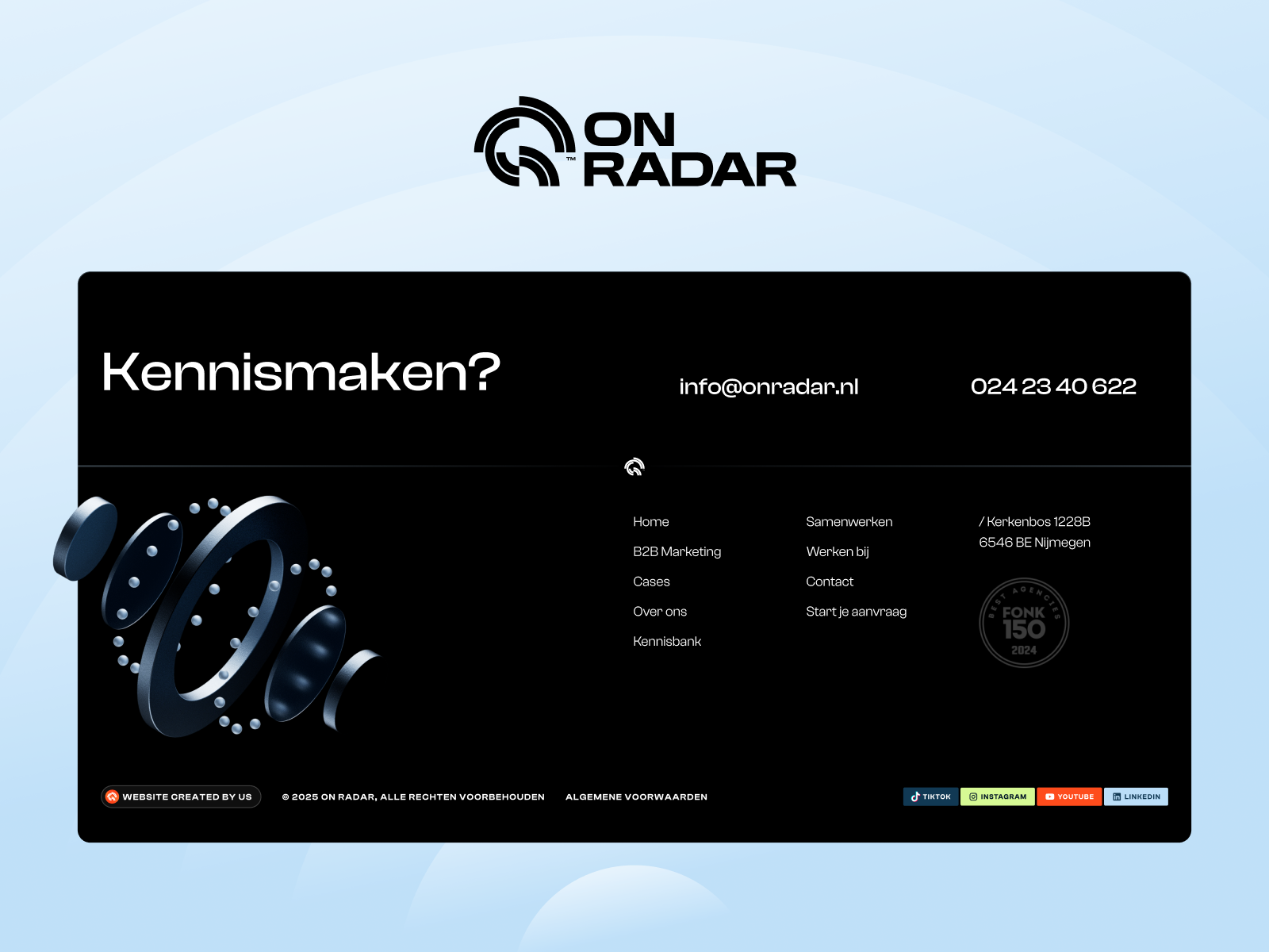 Footer | On Radar