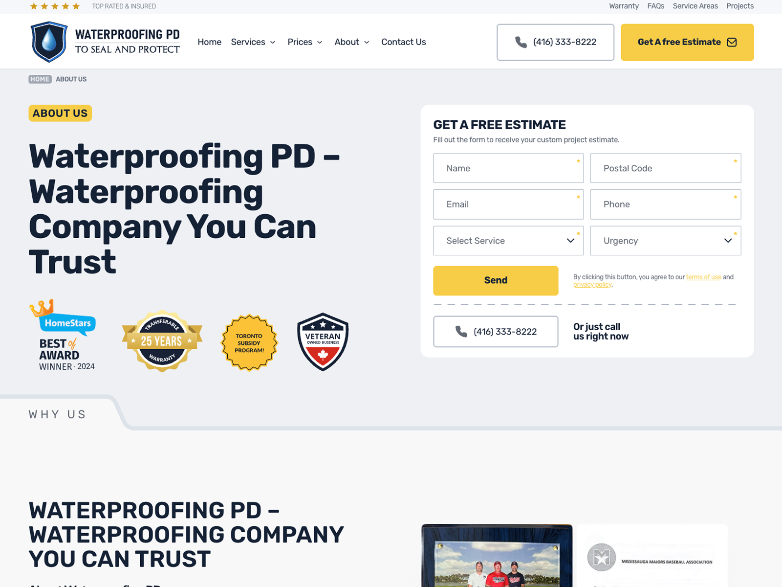 Waterproofing PD – Waterproofing Company You Can Trust