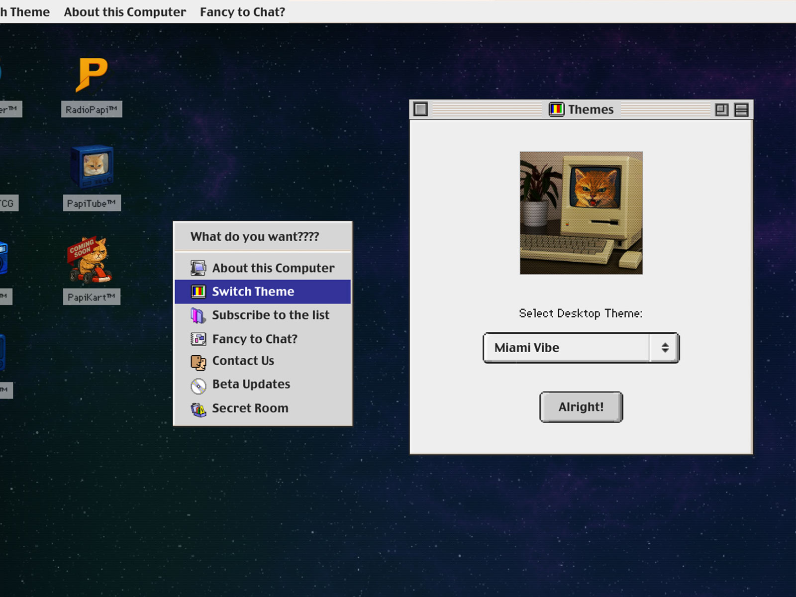 Right Click Menu