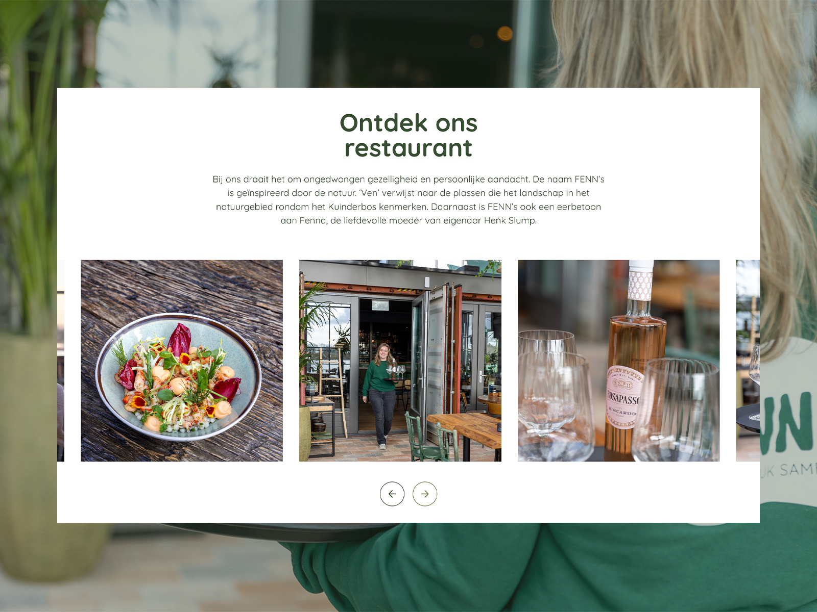 Discover our restaurant