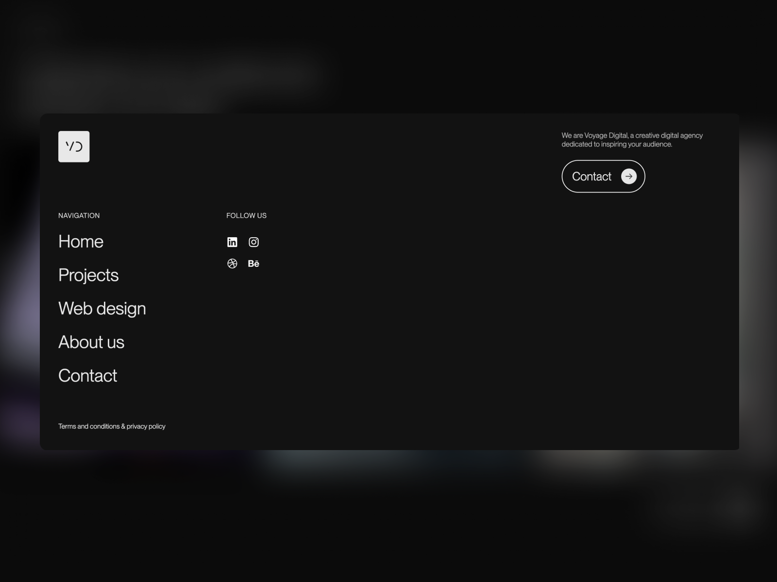 Footer - Voyage Digital