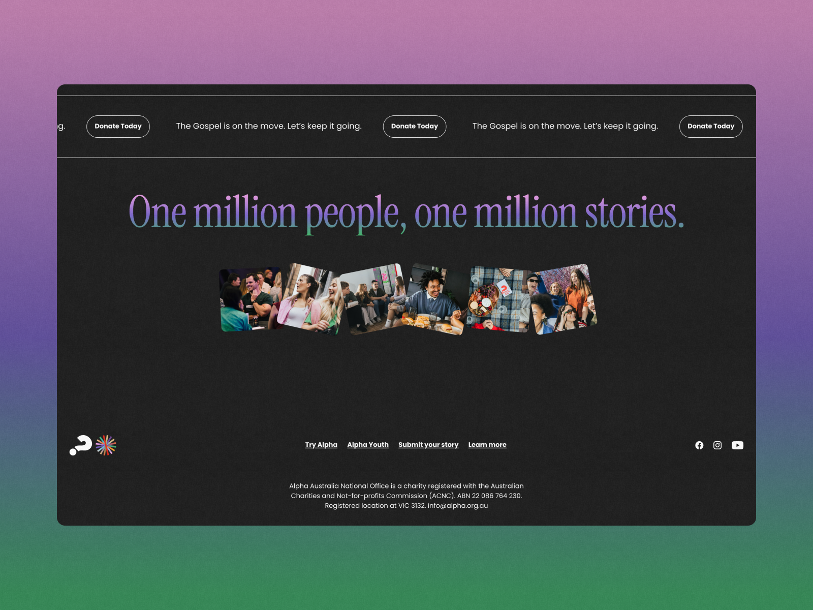 Alpha 1 Million Footer