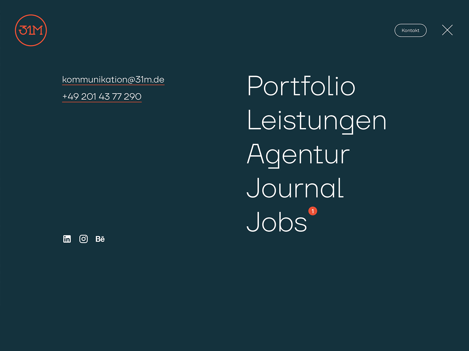 Fullscreen-Menu