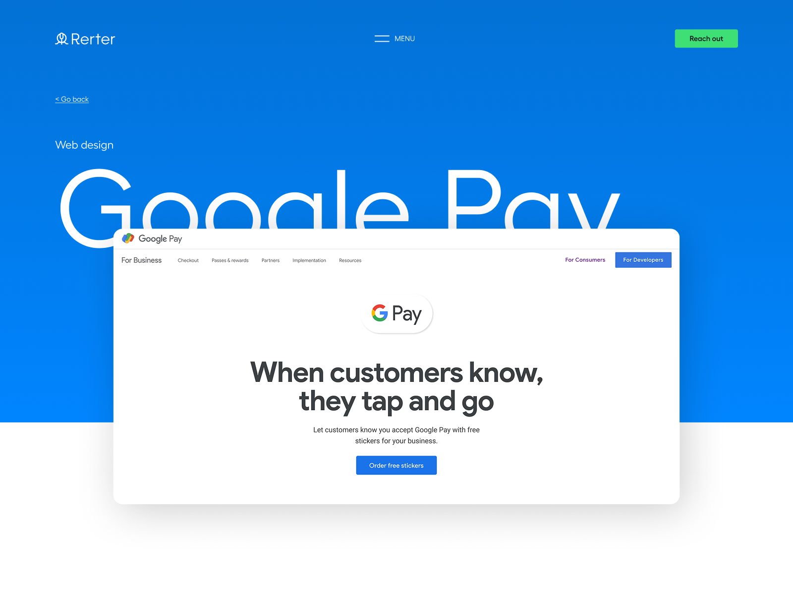 Case study headers