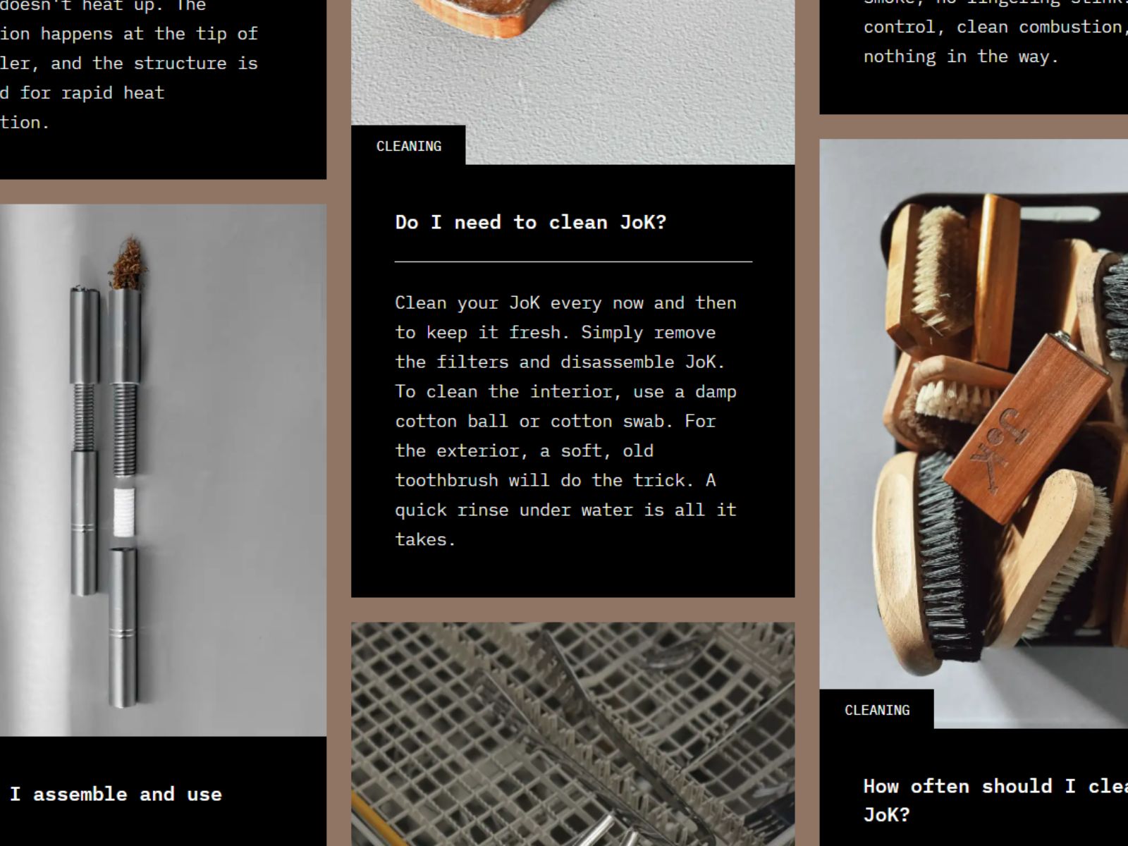 Faq  page JOK