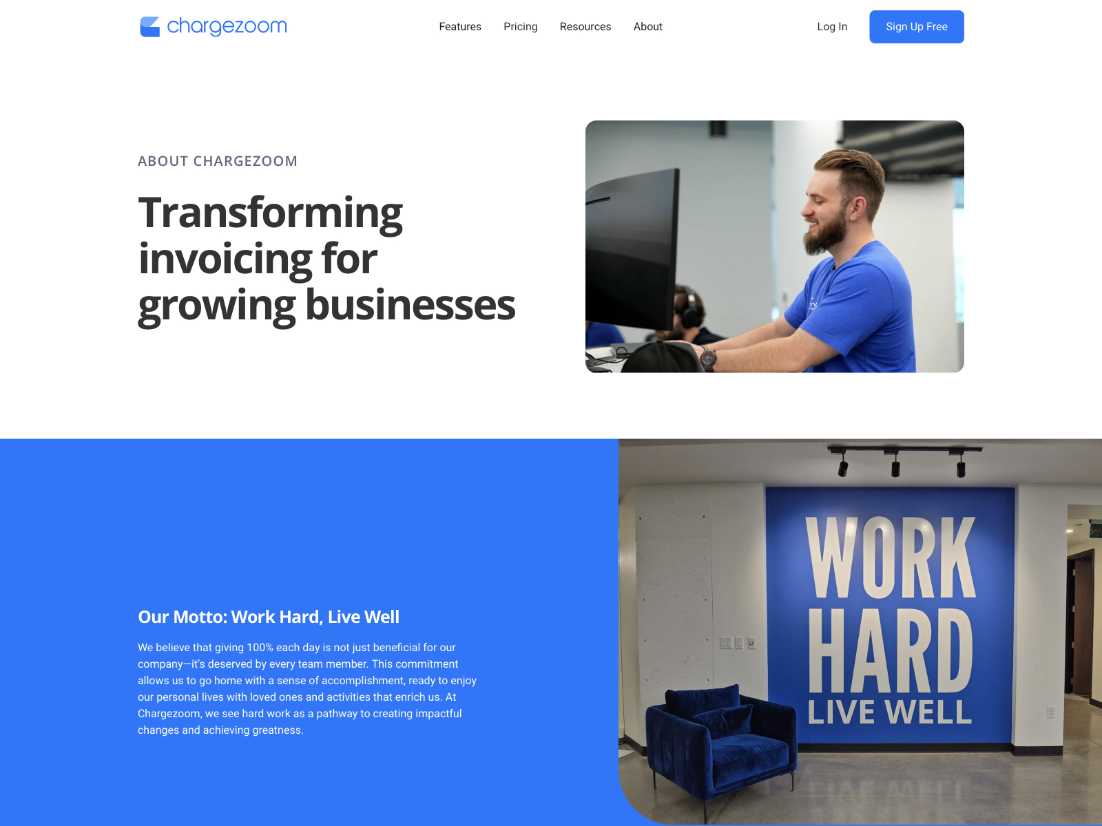 Company Page