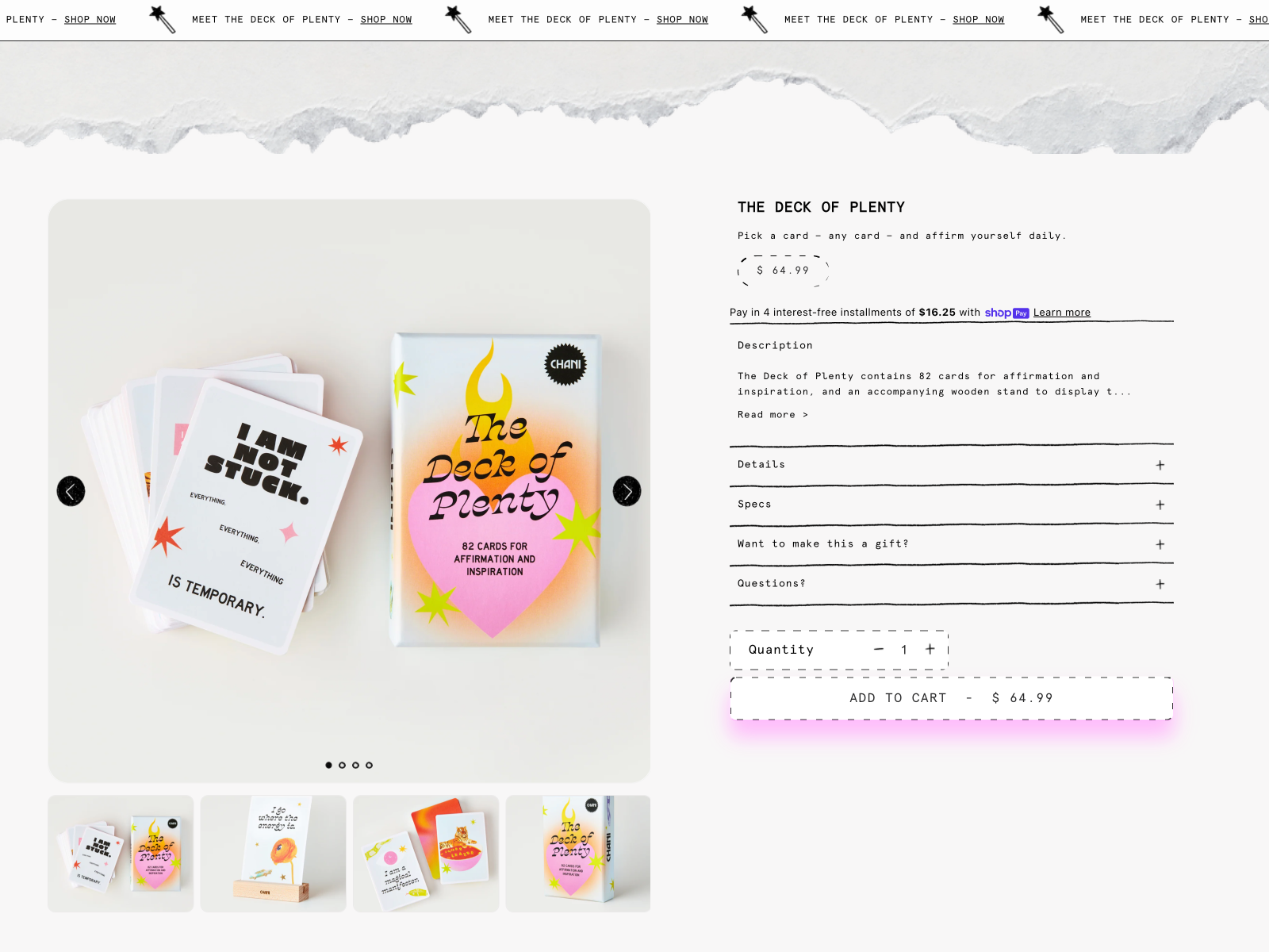 Product Page