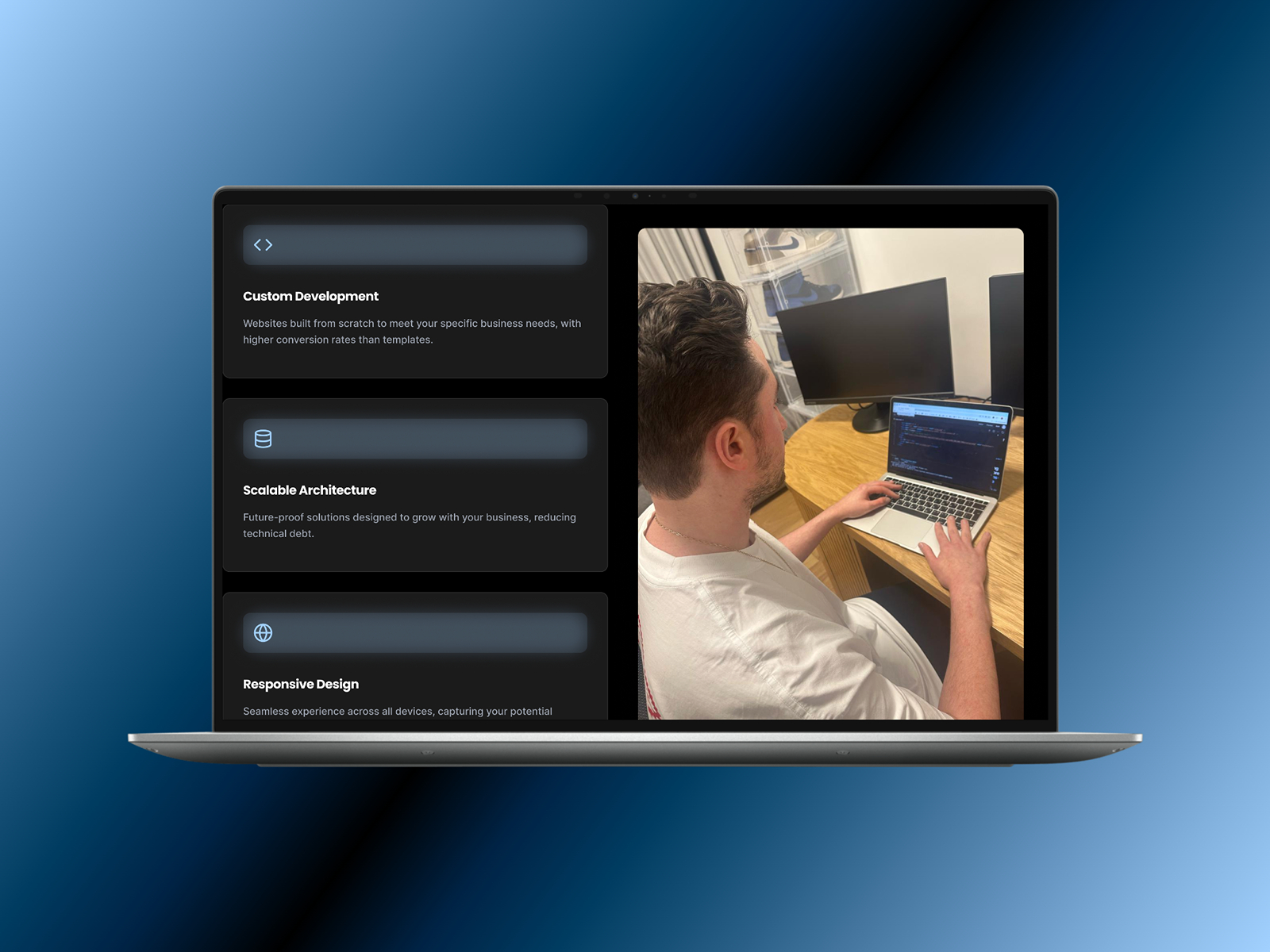 A Storytelling-Focused About Page with Interactive Elements and Brutalist Flair