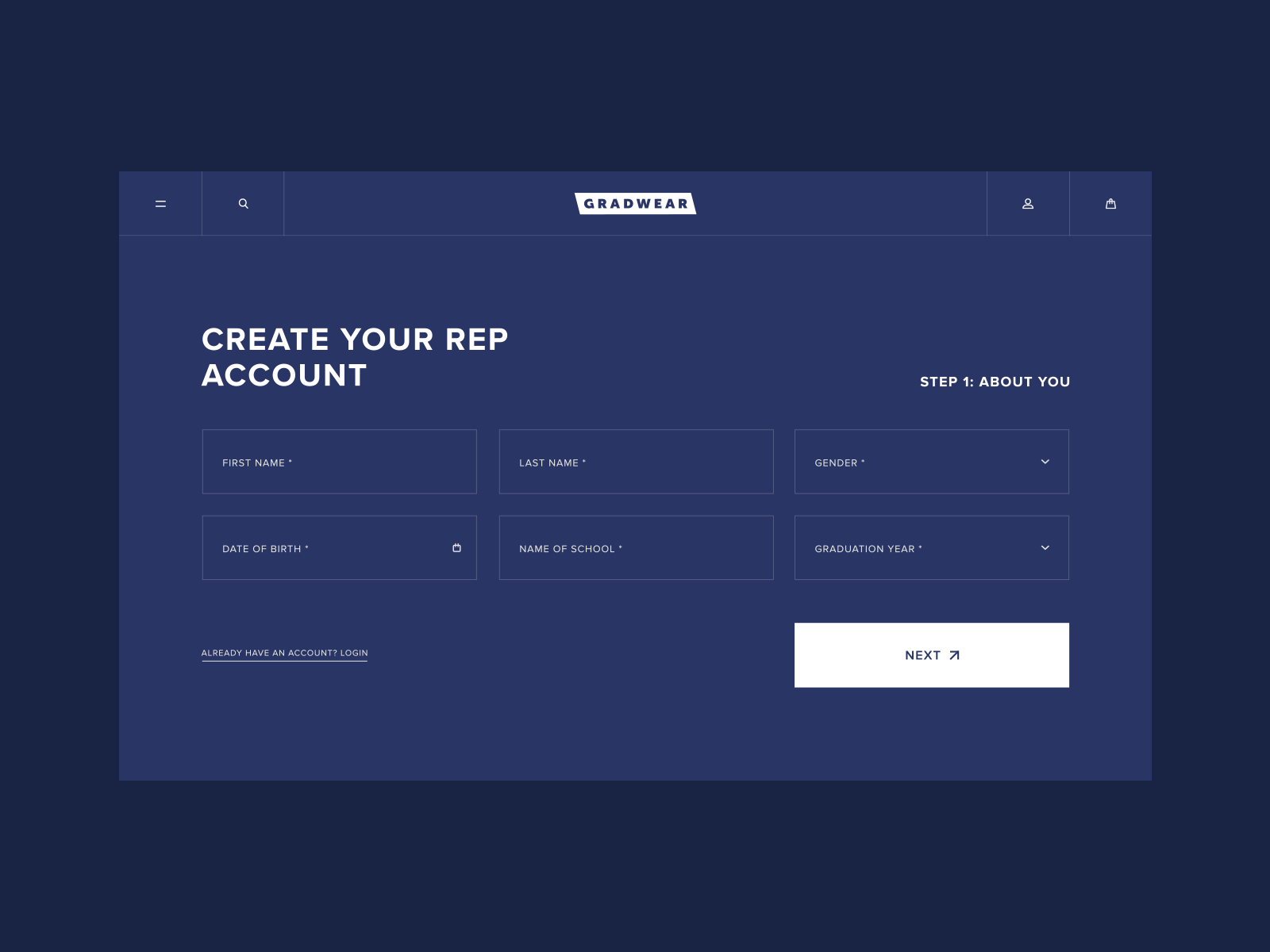 Account Signup