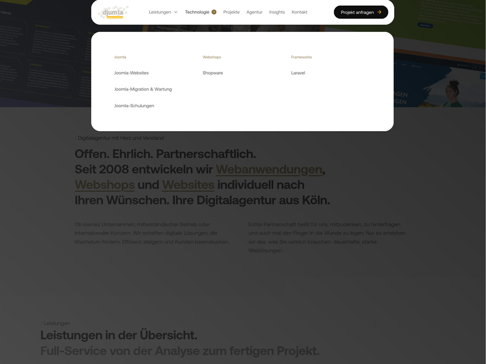 Dynamic Floating Menu