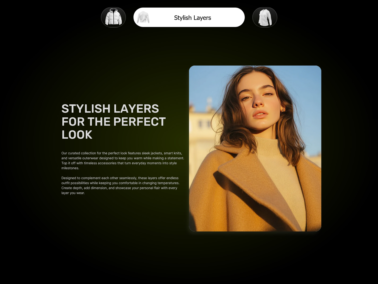 Featured collections tabs
