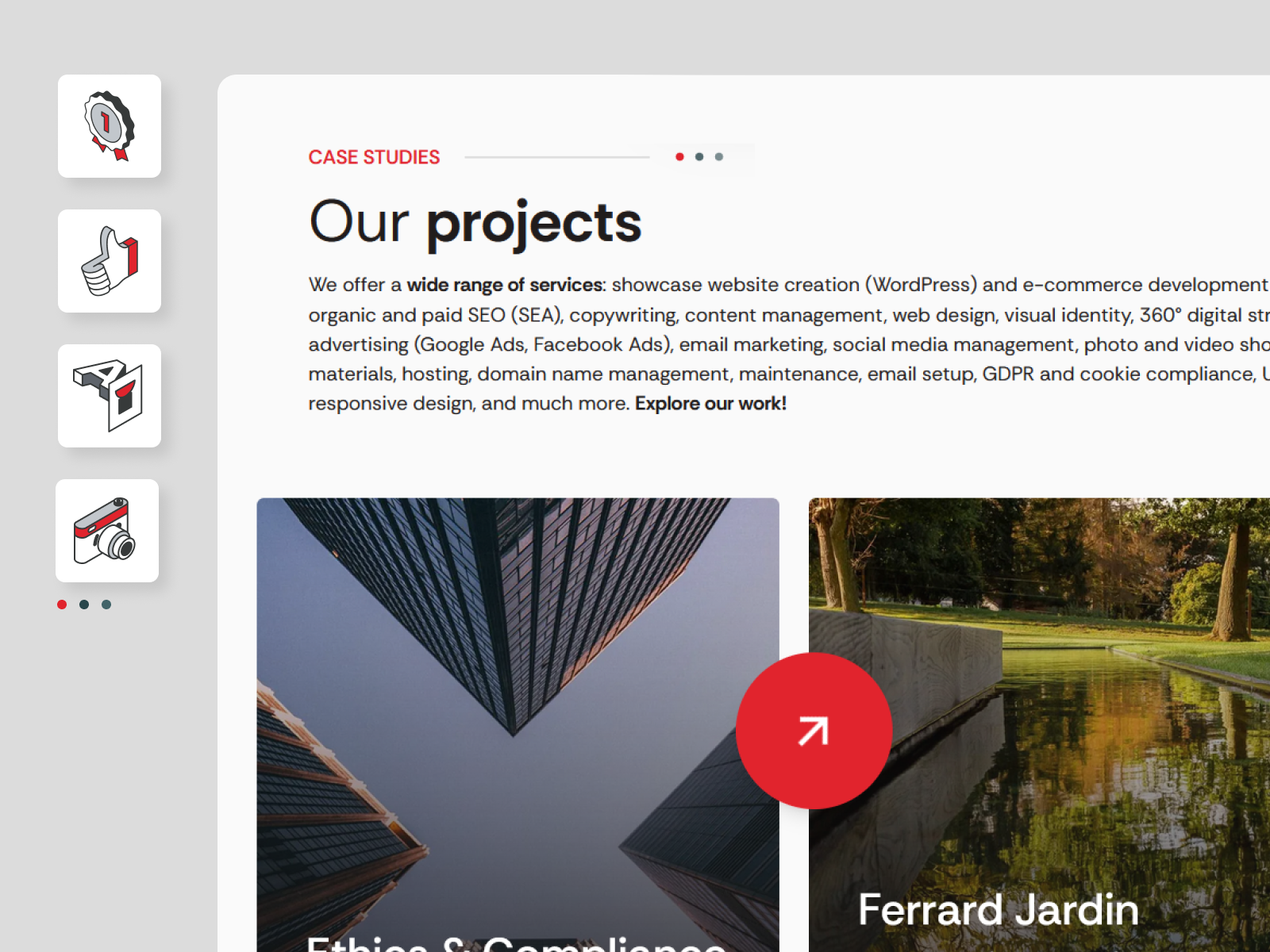 Project pages