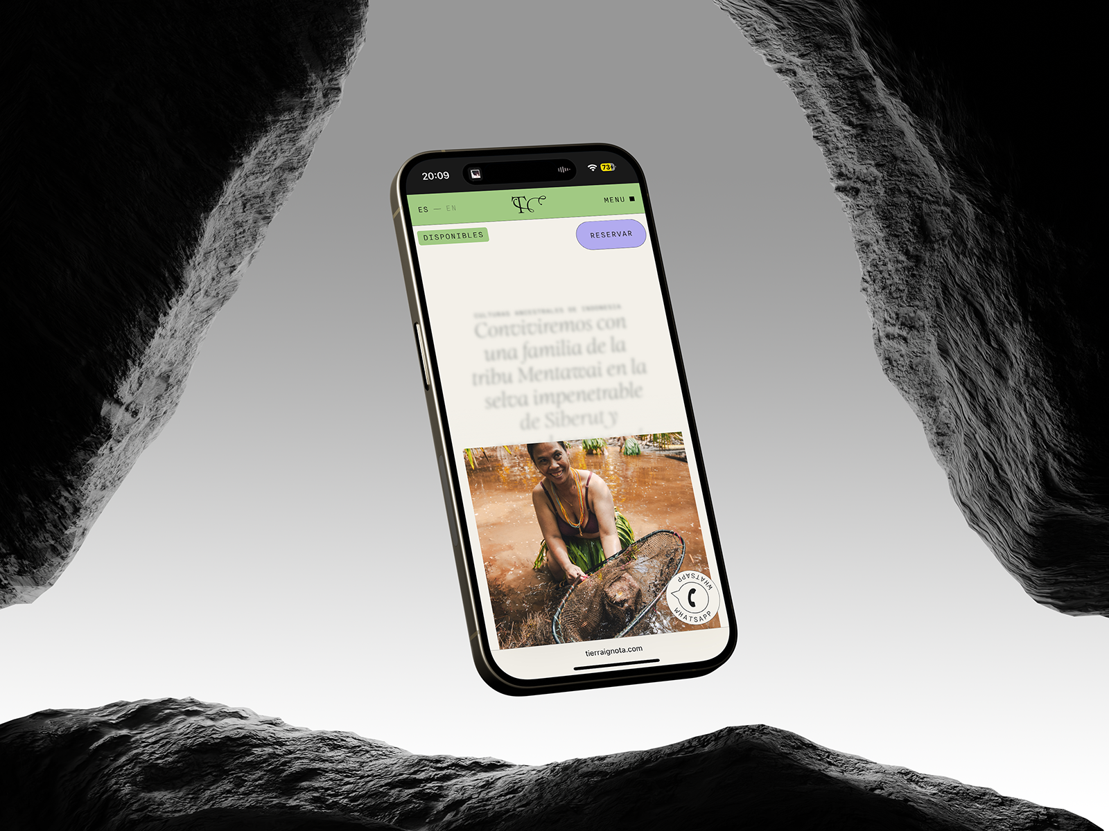 Editorial scroll experience