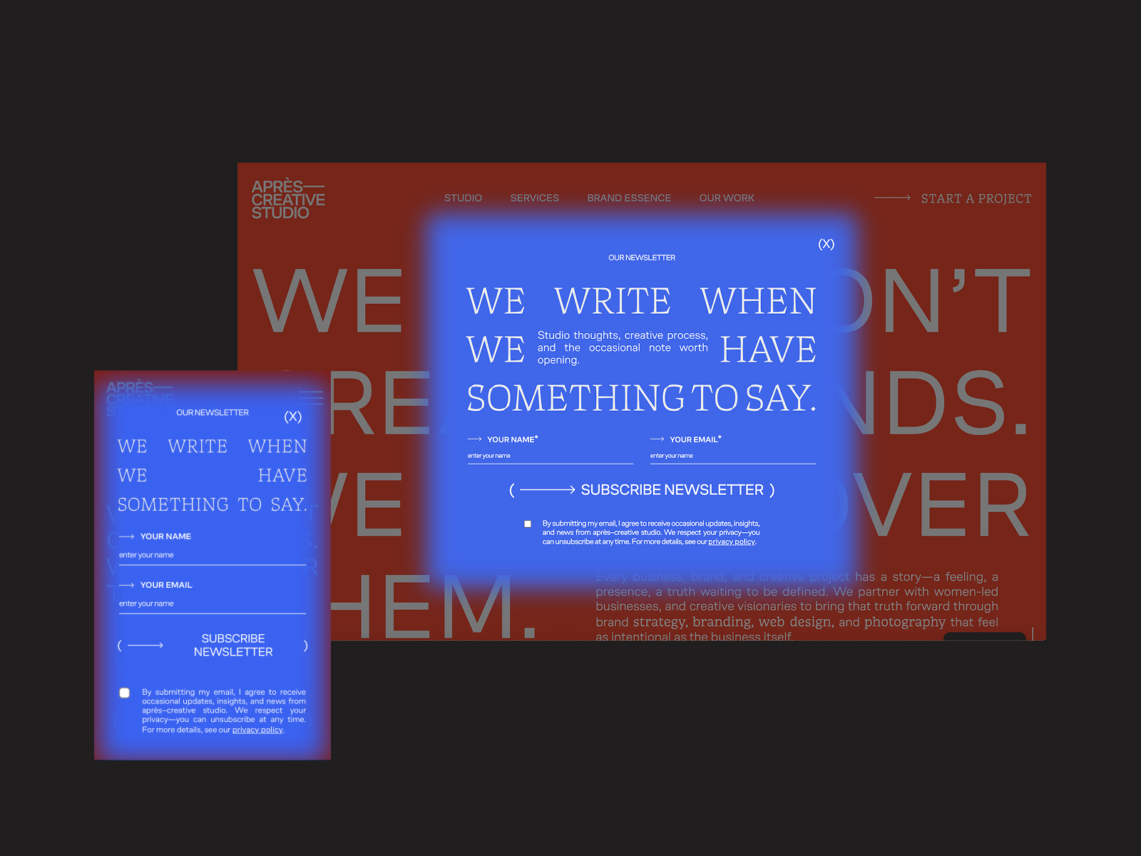 Newsletter Sign Up