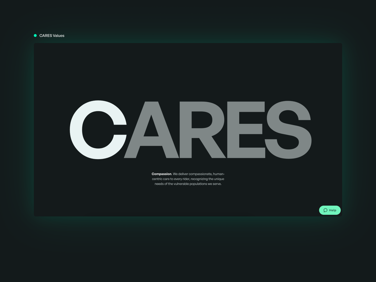 Wingz CARES Values