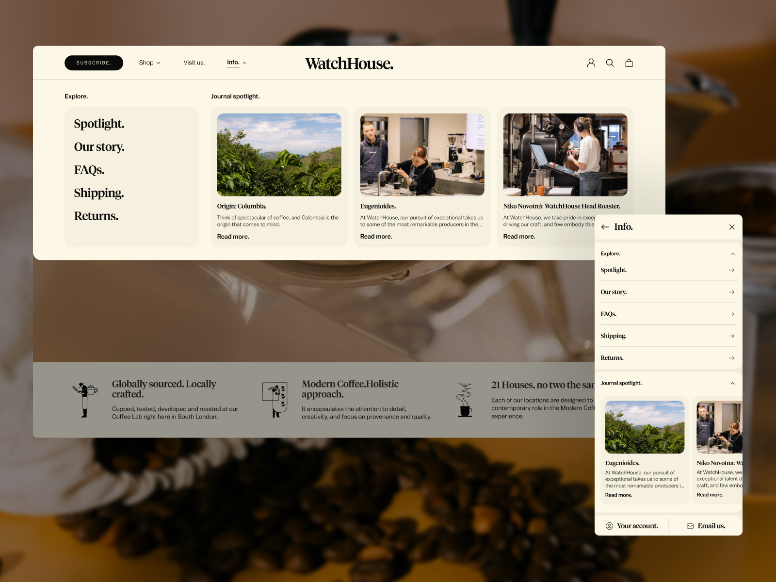 Info Menu