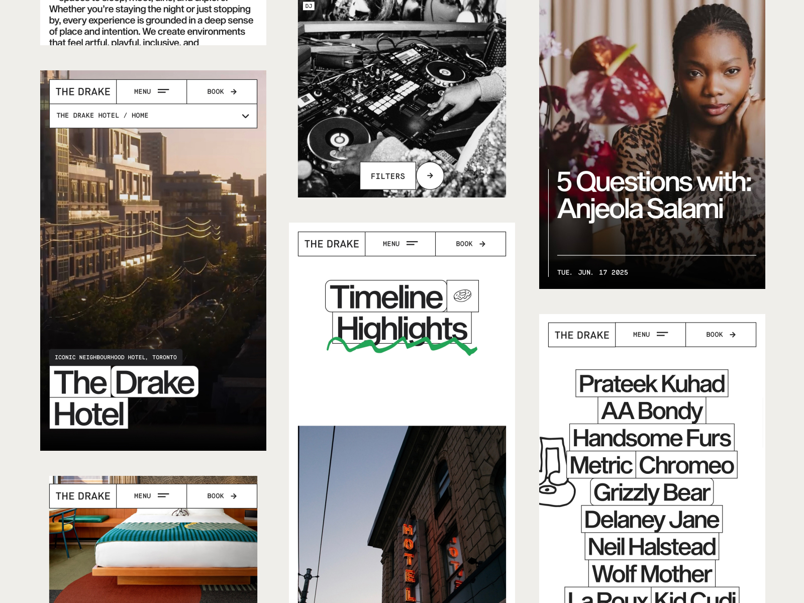 Mobile layouts